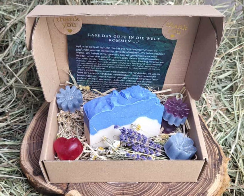 Seife Box Geschenk Lavender