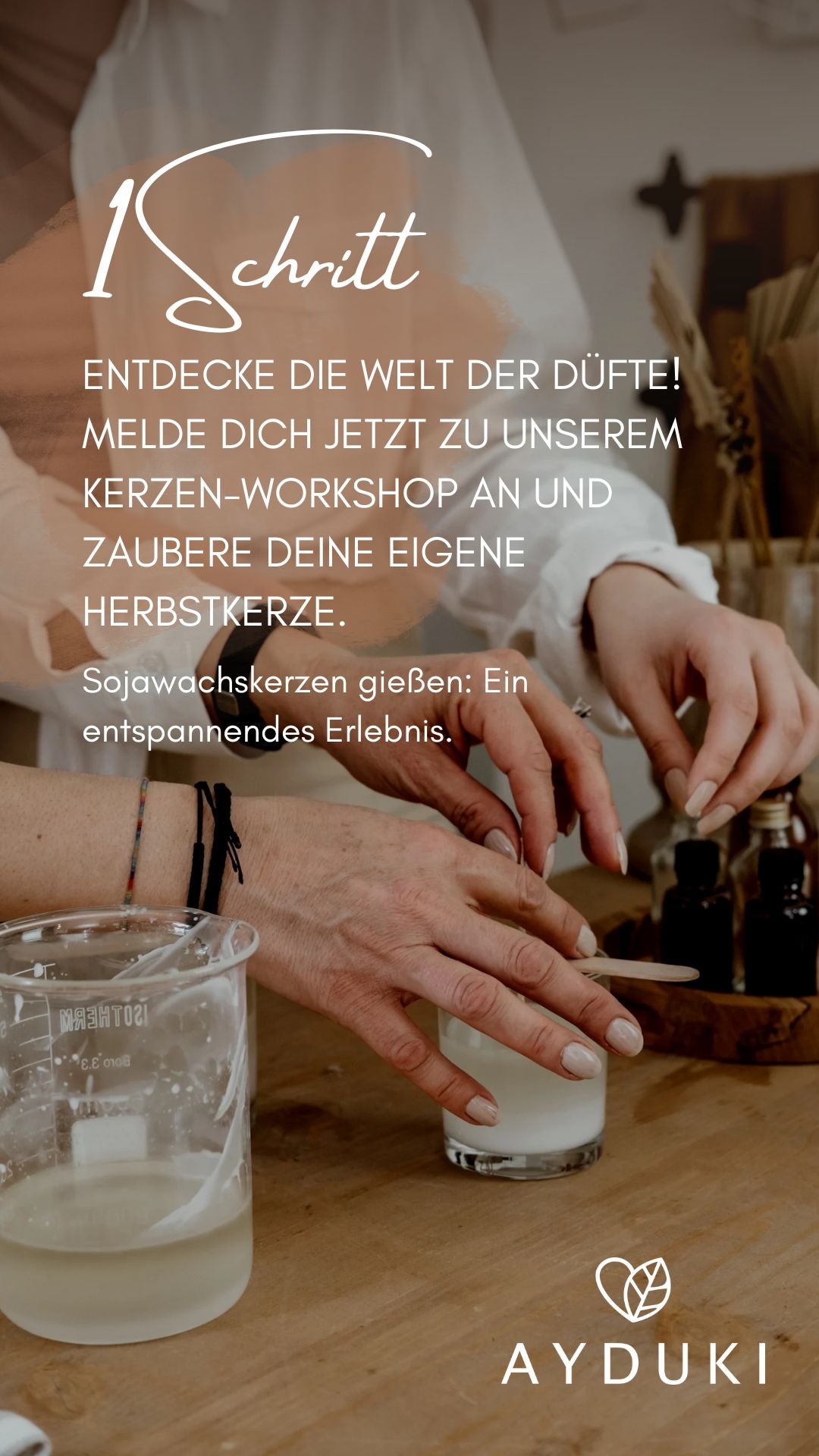 Herbstlicht-Workshop: Kreative Herbst-Kerzen selbst gemacht!